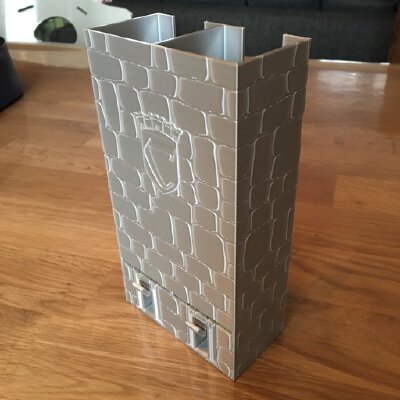 Carcassonne tile tower | 3d print model