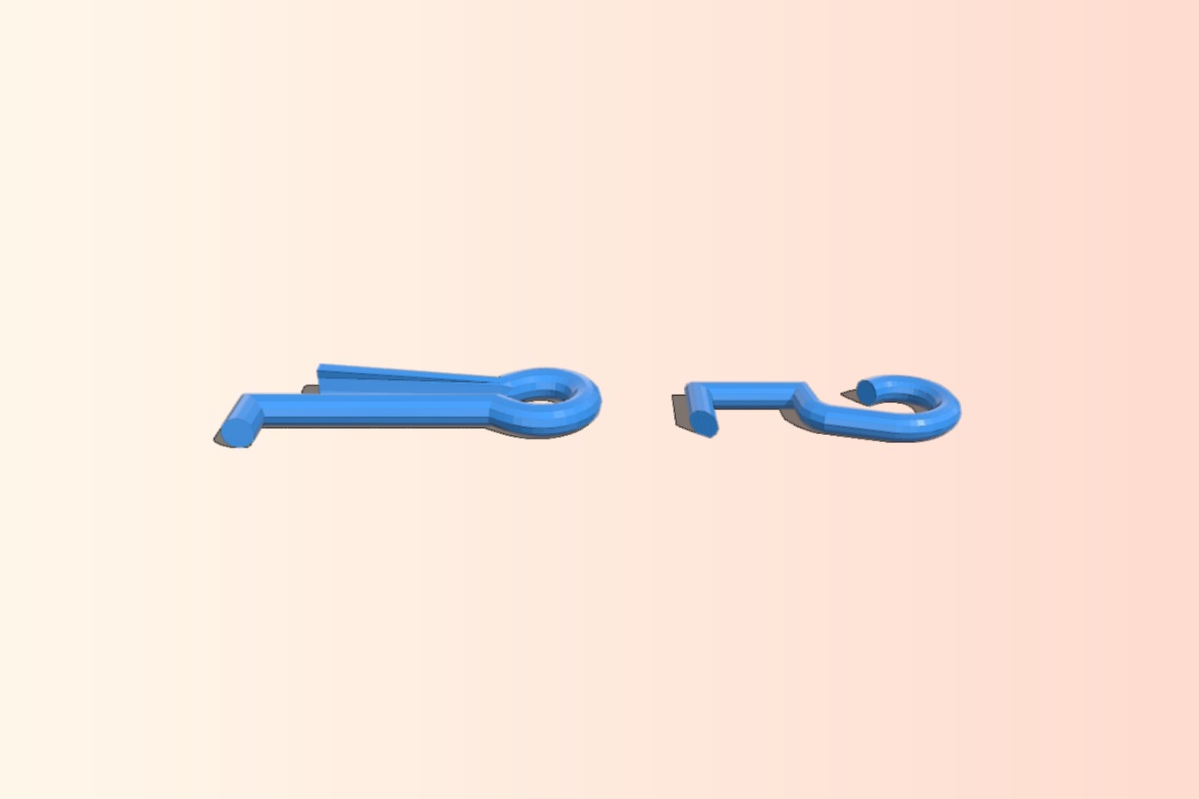Basic window blinds hook for the turning stick