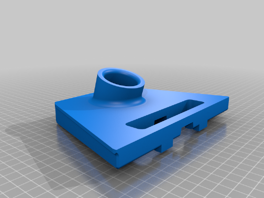 Starlink gen3 dishy Pole Mount for painters pole 3_4-5 acme thread. | 3d print model