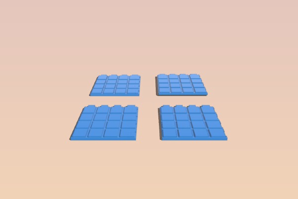 Simple Mini Chess Board | 3d print model
