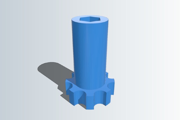 Flyingbear bed knob | 3d print model