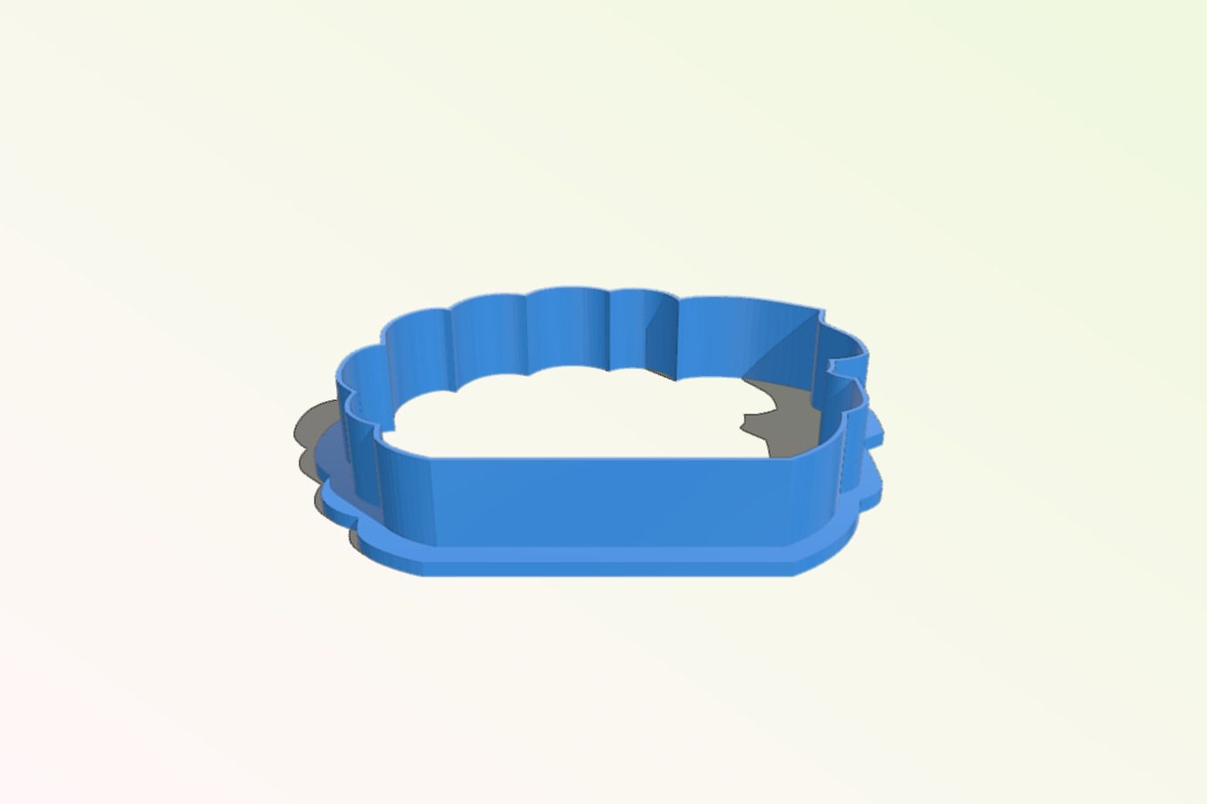 Thanksgiving Turkey Cookie Cutter Silhouette (cut-out ONLY)