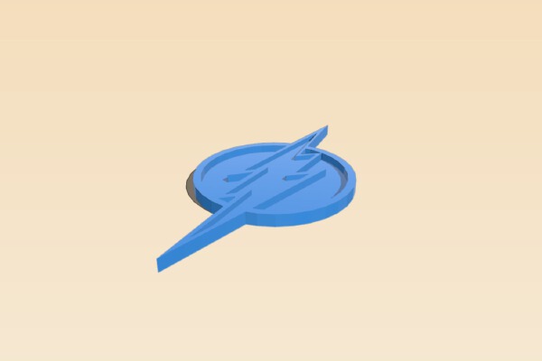 Logo Flash Gordon | 3d print model