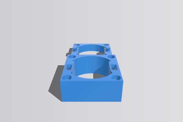 Quick connect extruder fan - ANET A6 | 3d print model