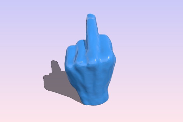 Middle Finger | 3d print model