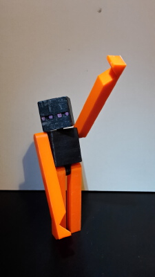Enderman with movable body parts | 3d print model