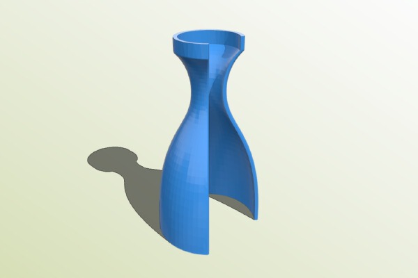 Rocket Engine Nozzle Cutaway | 3d print model