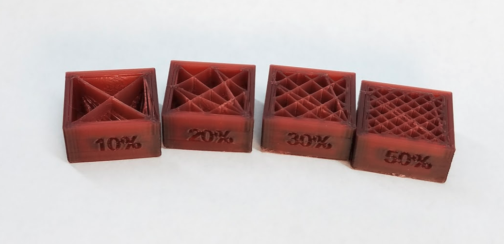 Infill Test Cubes