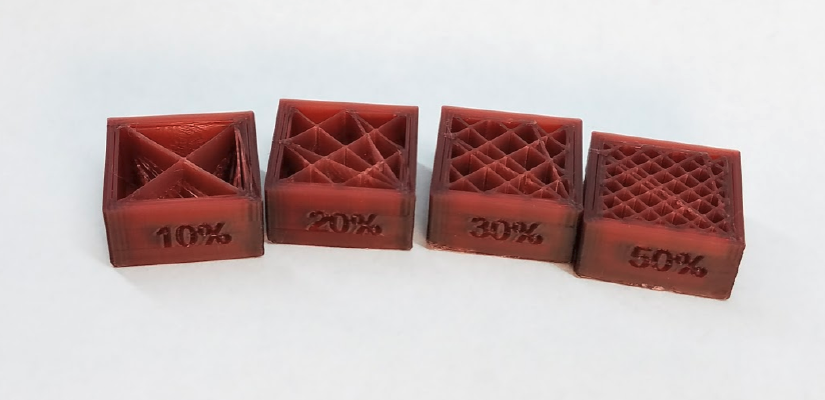 Infill Test Cubes | 3d print model