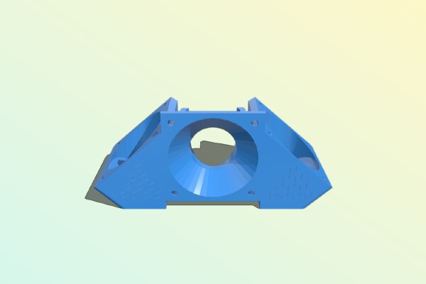 Argento Cooler 40mm + Fan de capa 40mm x2 | 3d print model