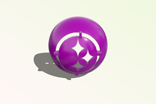 Pittsburgh Steelers Golf Ball Marker | 3d print model