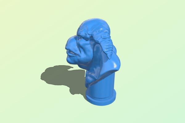 Alien head | 3d print model