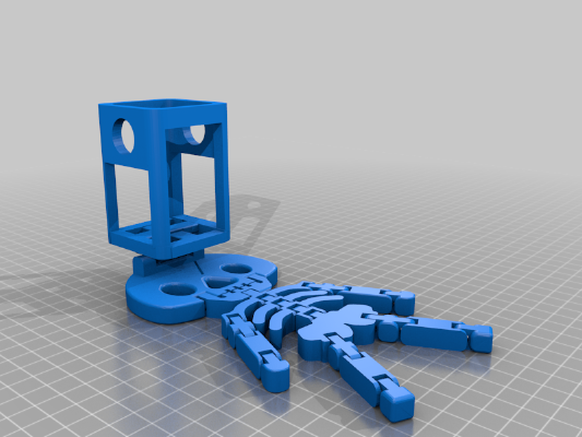Hitch Flexible Skeleton | 3d print model