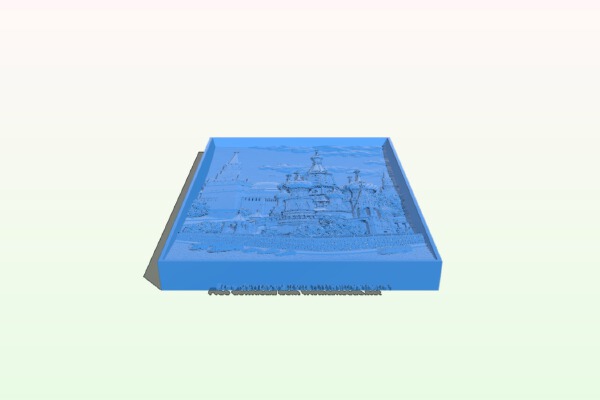 Intercession Cathedral painting | 3d print model
