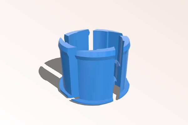 3d Soultech .5 kg Filament Spool Hub take 2 | 3d print model