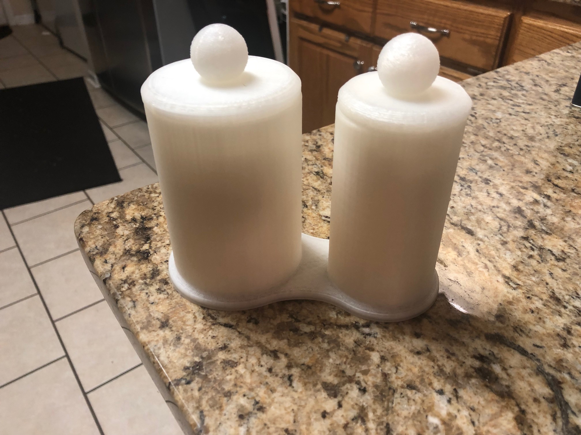 COTTON PAD AND SWAB JAR ORGANIZER