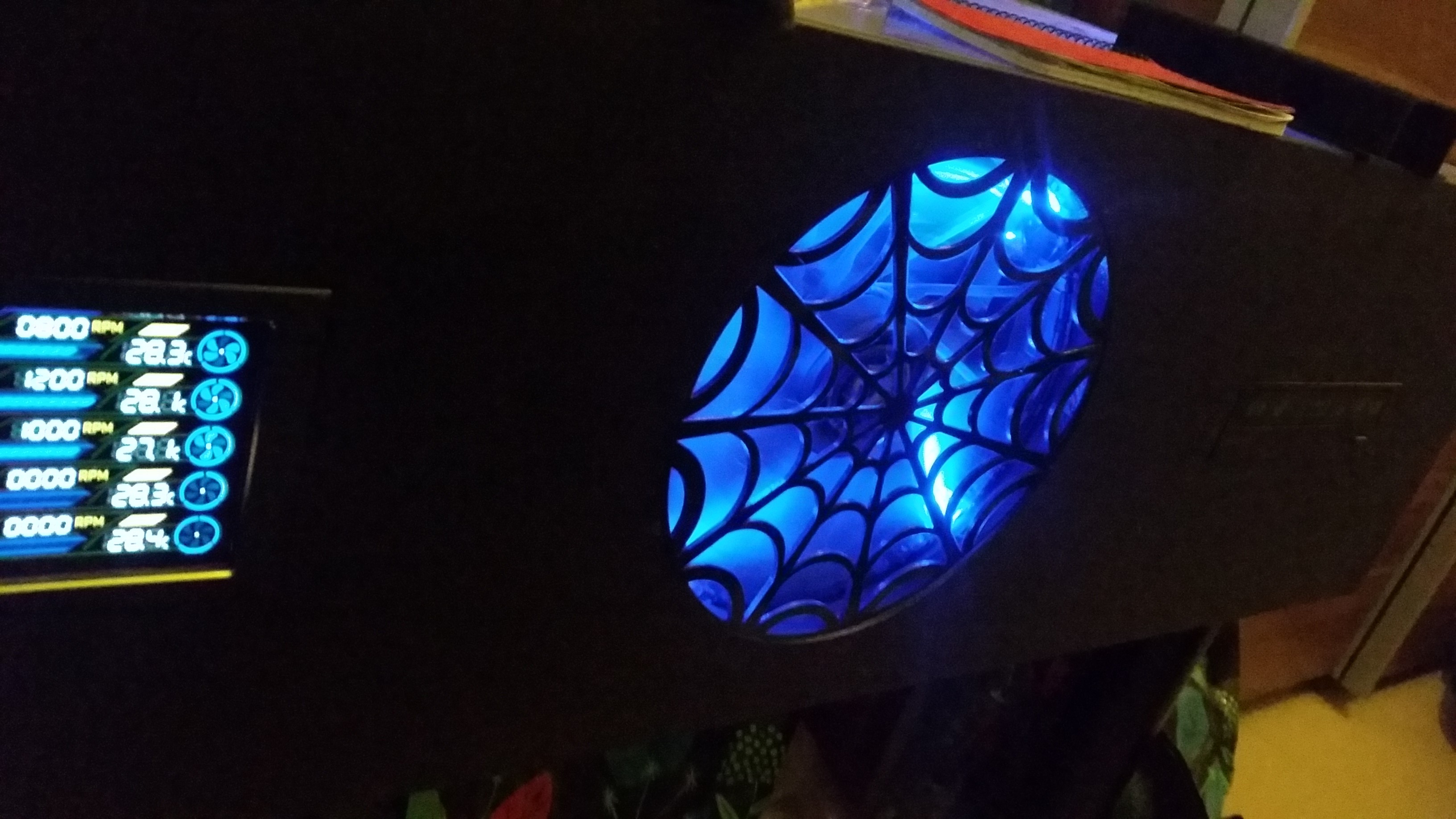 200mm Fan Cover Spiderweb