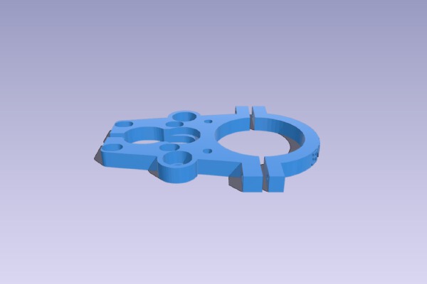 Cyclone PCB Factor - Z Carriage for Printrbot SImple (100x100) | 3d print model