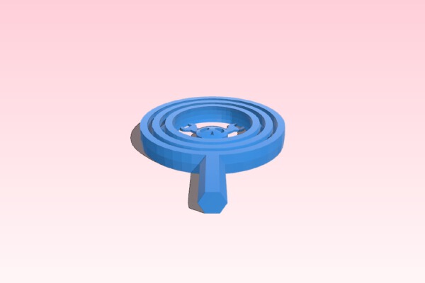 Hackaday Gimbal - Strawtopper | 3d print model