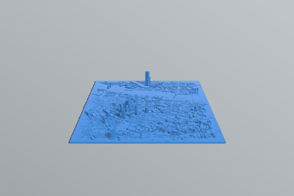 3D Map of the City of London | 3d print model