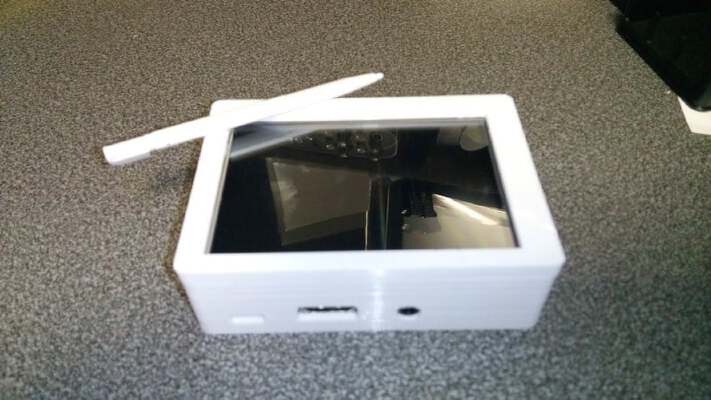 Raspberry Pi3 LCD 3,5" Case & Touch Pen | 3d print model