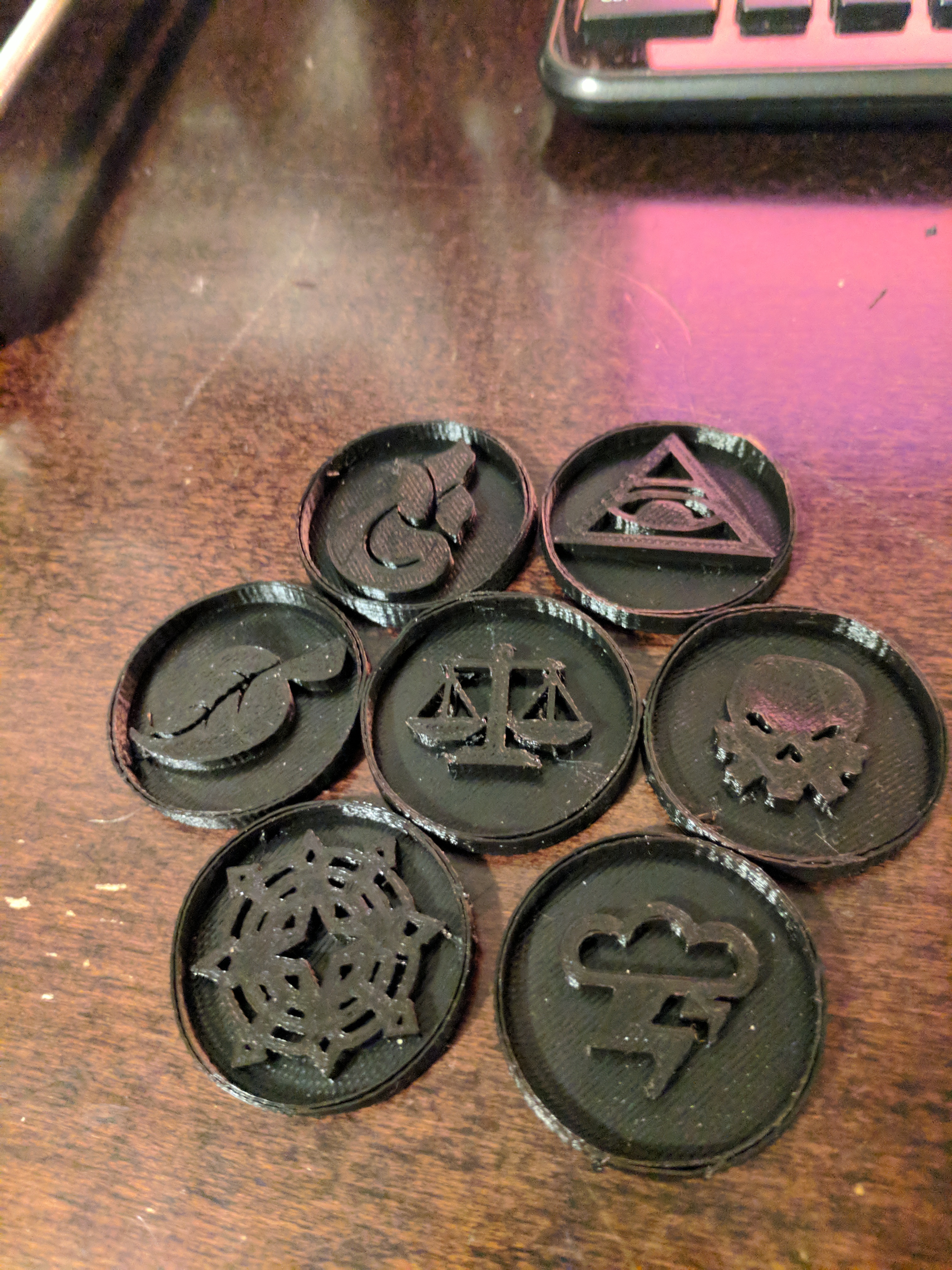 All Wizard101 School Icons on Coins_Tokens