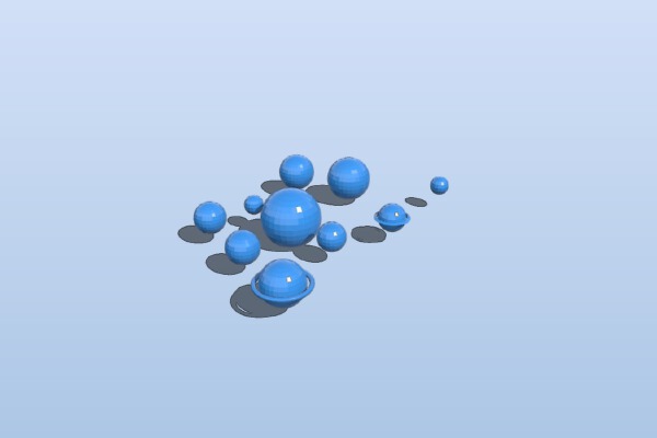 Planets | 3d print model