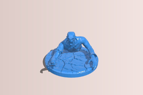 Crawling Zombie | 3d print model