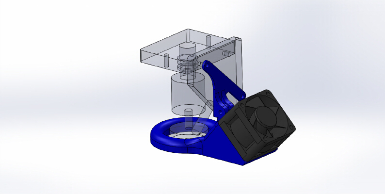 Sunhokey Prusa i3 Cooling Fan Duct | 3d print model