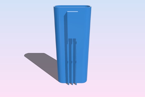 RayBan Aviator case with shirt clip | 3d print model