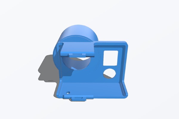 GoPro Hero 3_4 10x50 Binoculars Adapter | 3d print model