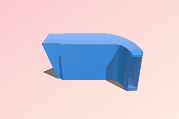 anet a6 high air flow fan duct | 3d print model