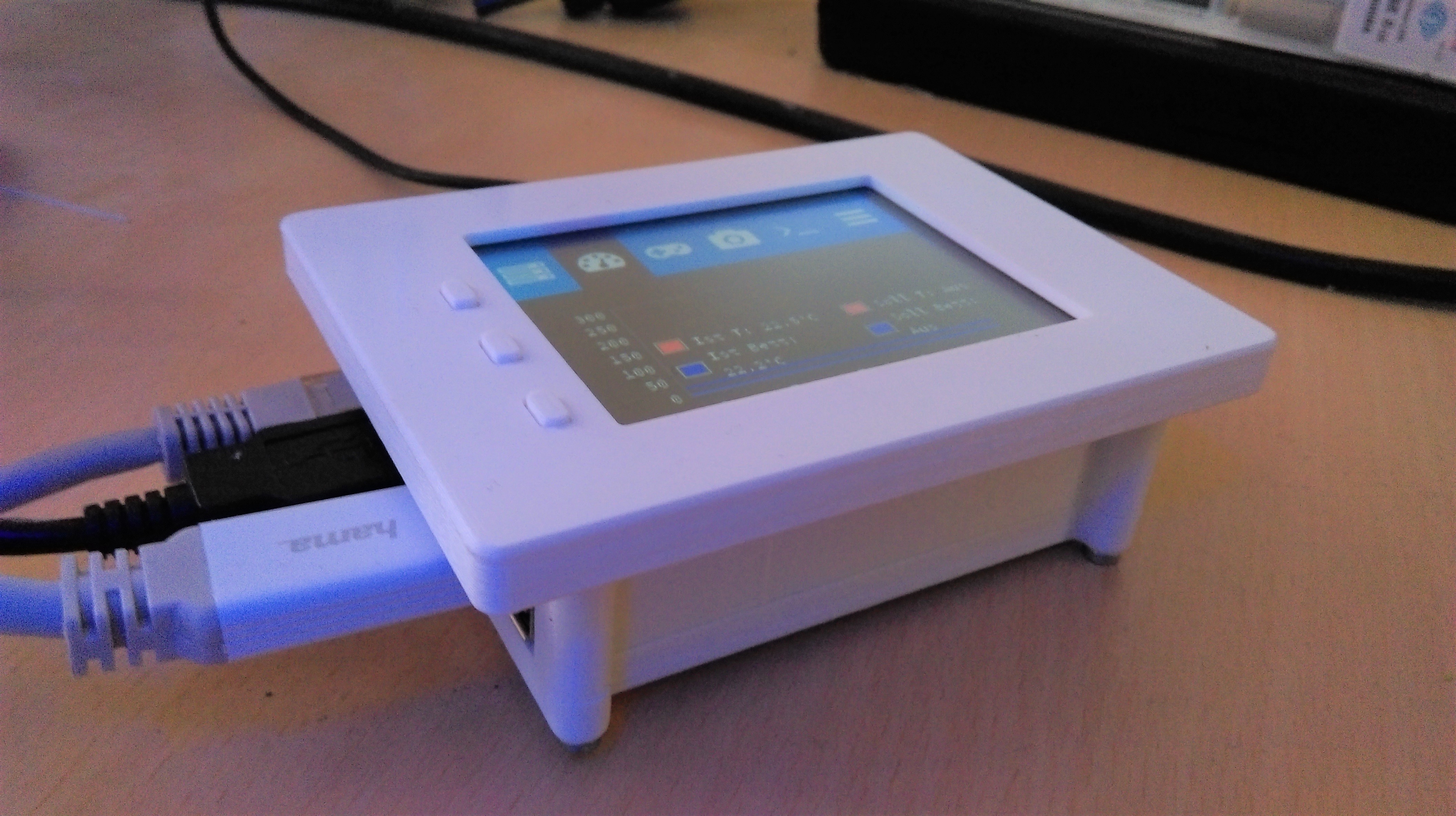 Raspberry Pi  3.2 inch Joy-it touchscreen case