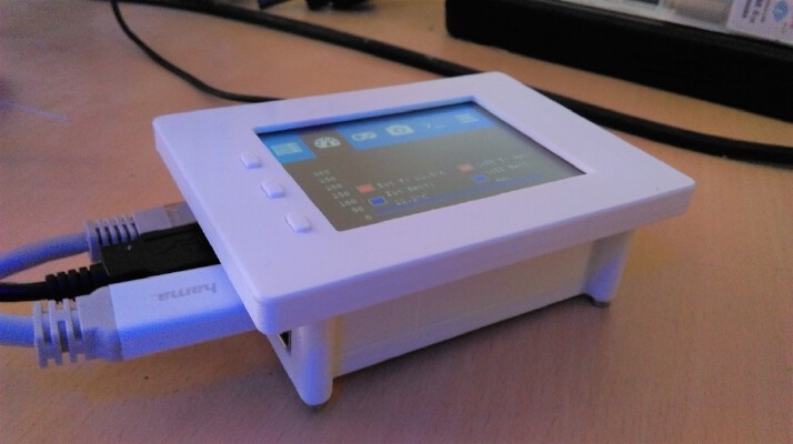 Raspberry Pi  3.2 inch Joy-it touchscreen case | 3d print model