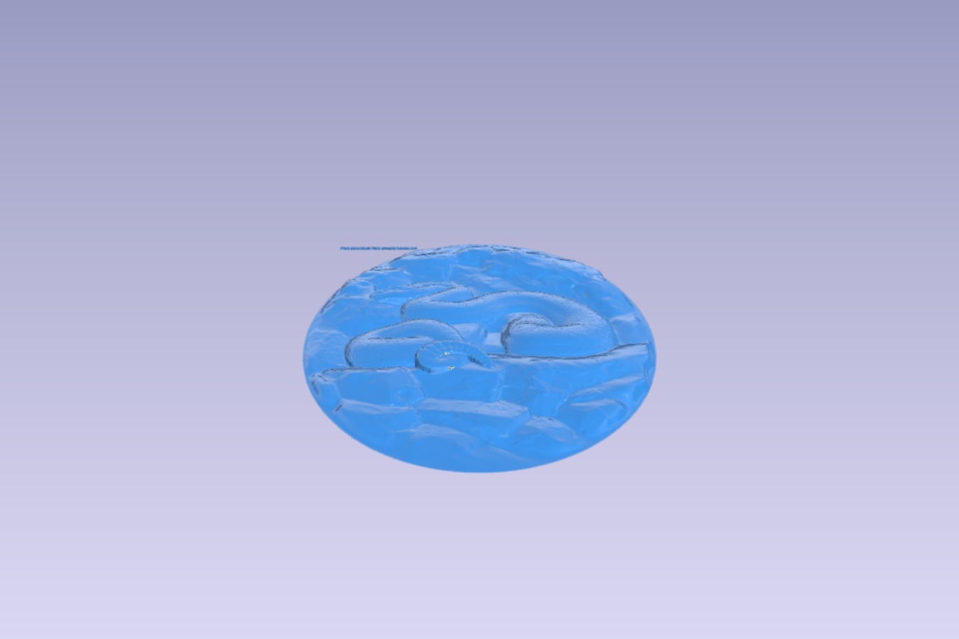 Oval snake picture