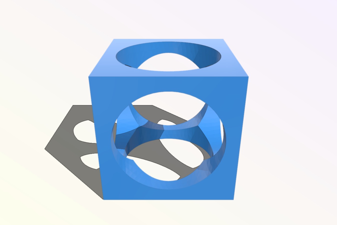Box with holes
