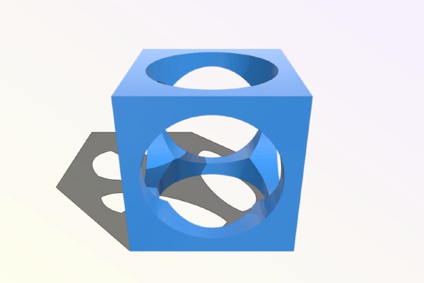 Box with holes | 3d print model