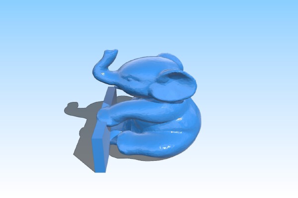 Elephant I LOVE YOU | 3d print model