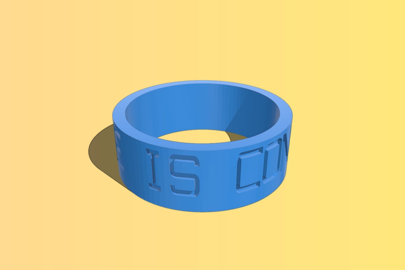 My Customized Ring: CHANGE IS CONSTANT