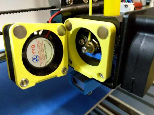 Anet A8 Easy Magnetic Extruder Access Mod (8x2 mm magnets) | 3d print model