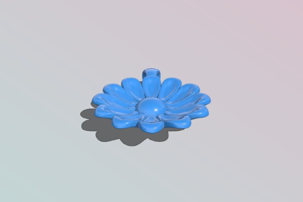 Flower pendant | 3d print model