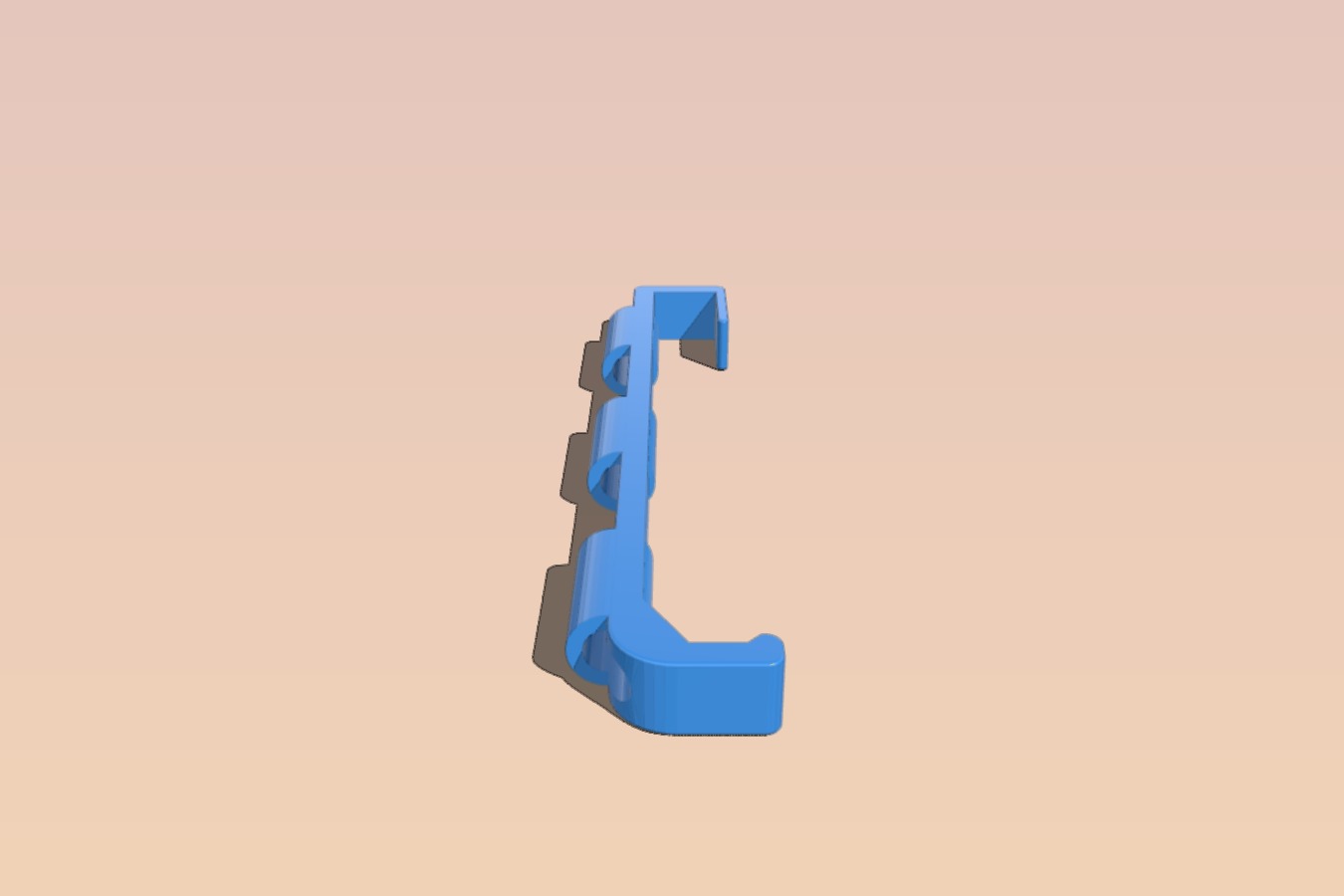 Replicator 2 bare filament side mount guide