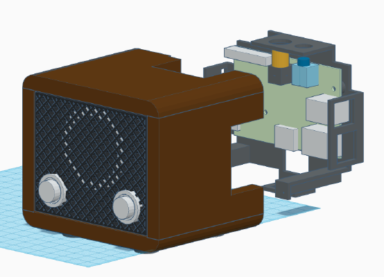 Raspberry Pi 1 Model B Radio 2 | 3d print model