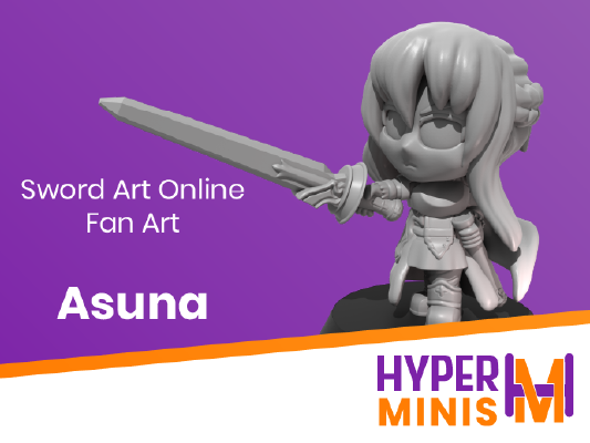 Chibi Asuna | 3d print model