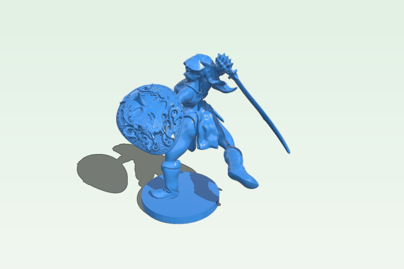 Amazon with sword