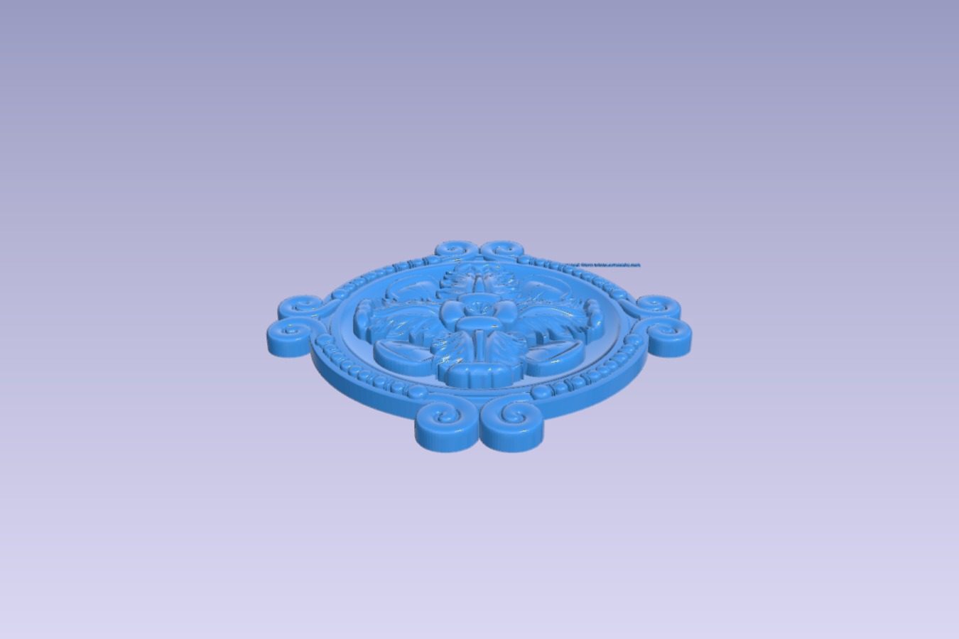 Round plate pattern