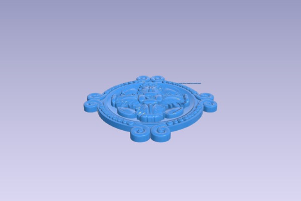 Round plate pattern | 3d print model
