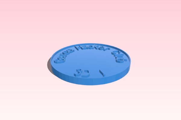 My Customized Coin (Chip) | 3d print model