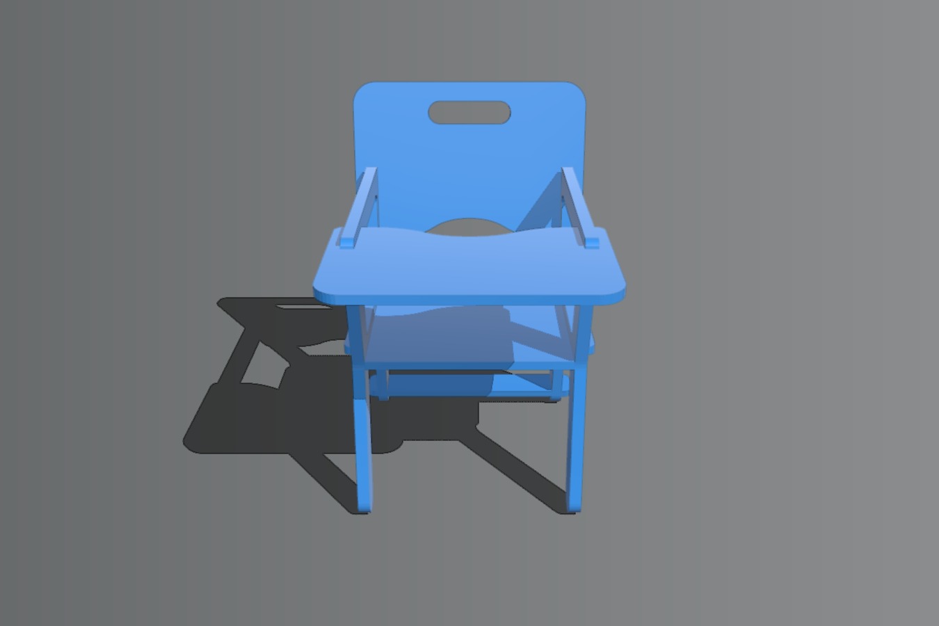 Doll High Chair [enforced] cnc