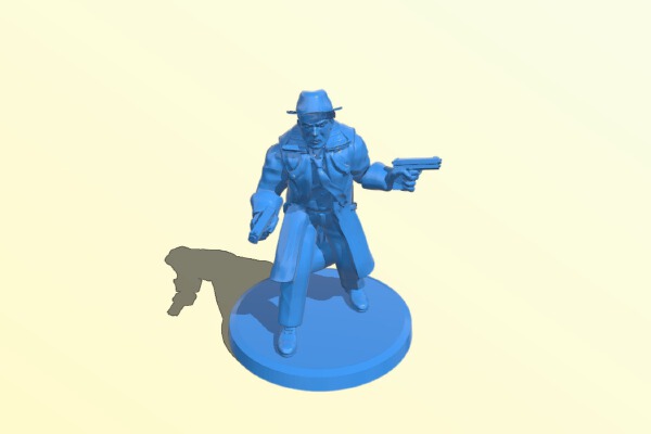 Arkham Horror investigator - the private investigator | 3d print model